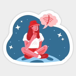 lost in space Sticker